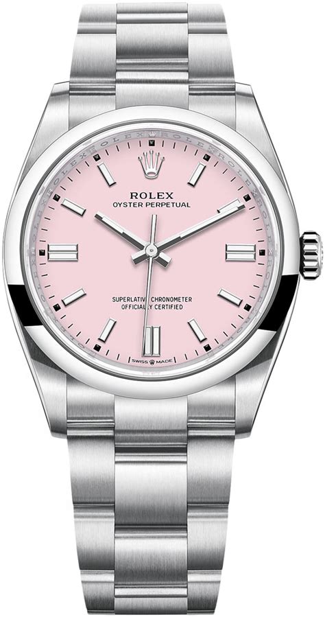 rolex 36 pink|Rolex op 36 retail price.